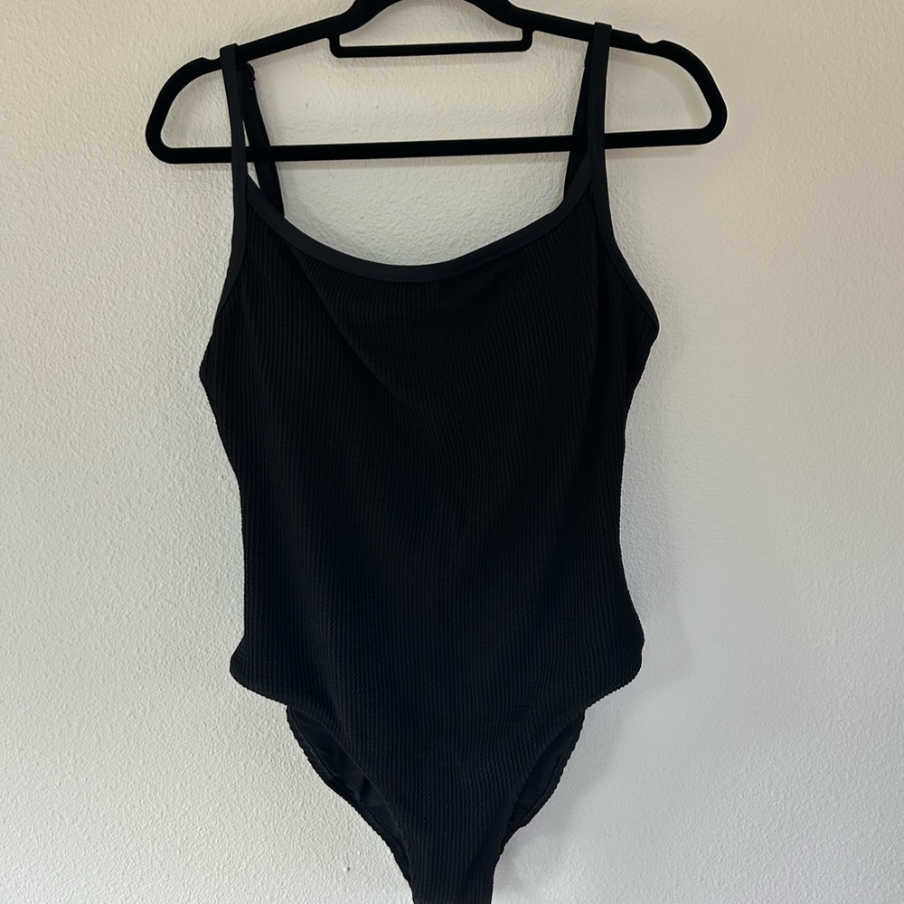 Aerie Black One-Piece Swimsuit